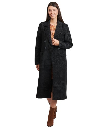 DESIGUAL COAT_PATCH_BLACK ΠΑΛΤΟ ΓΥΝΑΙΚΕΙΟ - DS0AP25WWEW160000000