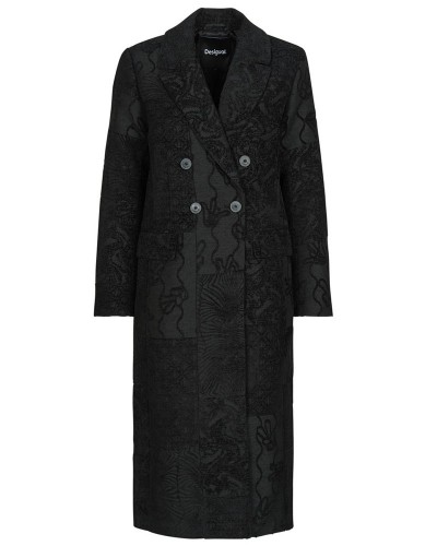 DESIGUAL COAT_PATCH_BLACK ΠΑΛΤΟ ΓΥΝΑΙΚΕΙΟ - DS0AP25WWEW160000000