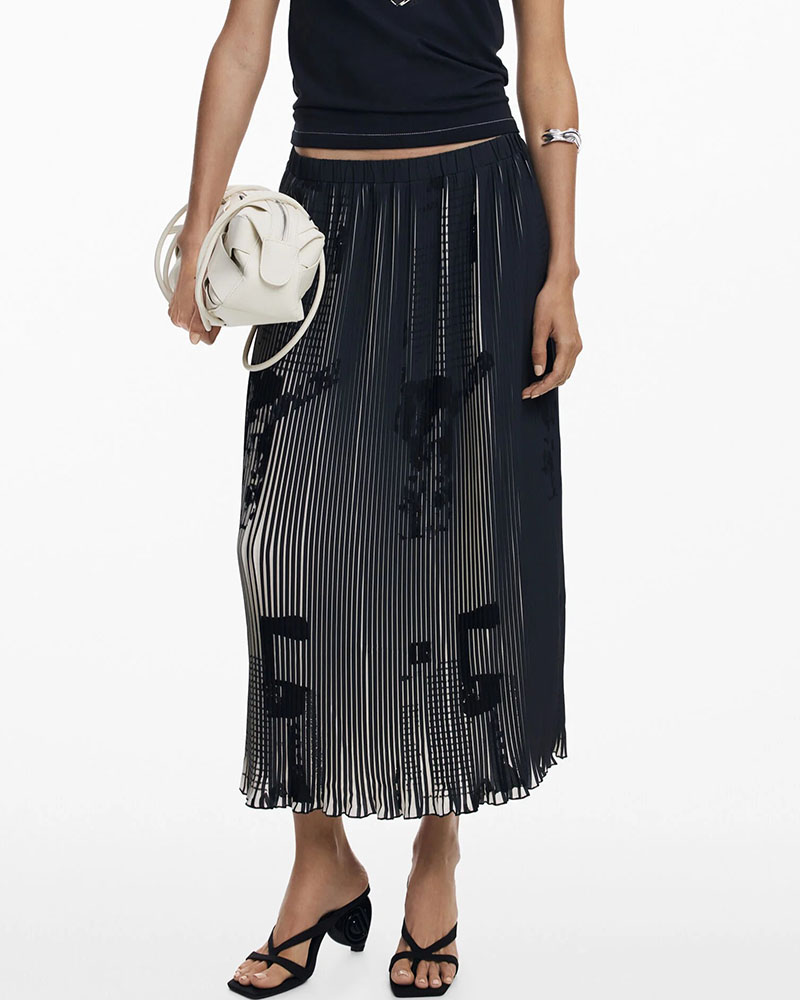 DESIGUAL FAL_NEWSPAPERS ΦΟΥΣΤΑ ΓΥΝΑΙΚΕΙΟ - DS0AP25WWFW090000000