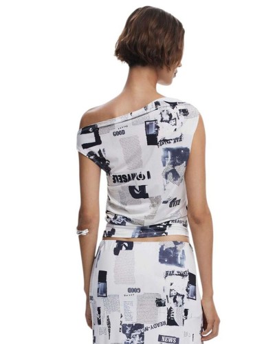 DESIGUAL TS_BREAKING NEWS ΜΠΛΟΥΖΑ ΓΥΝΑΙΚΕΙΟ - DS0AP25WWTK100000000