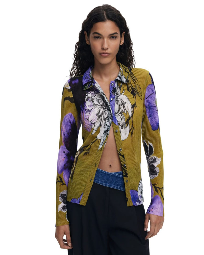 DESIGUAL TS_TULLEFLOWER_L ΜΠΛΟΥΖΑ ΓΥΝΑΙΚΕΙΟ - DS0AP25WWTK350000000
