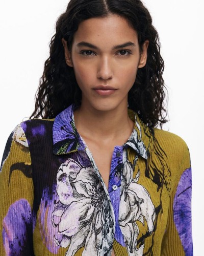 DESIGUAL TS_TULLEFLOWER_L ΜΠΛΟΥΖΑ ΓΥΝΑΙΚΕΙΟ - DS0AP25WWTK350000000