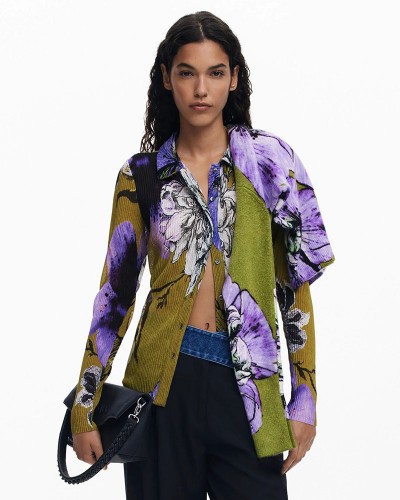 DESIGUAL TS_TULLEFLOWER_L ΜΠΛΟΥΖΑ ΓΥΝΑΙΚΕΙΟ - DS0AP25WWTK350000000