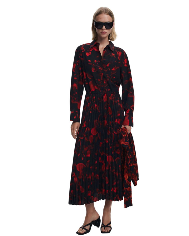 DESIGUAL VEST_CAMISERO_PLISADO ΦΟΡΕΜΑ ΓΥΝΑΙΚΕΙΟ - DS0AP25WWVW160000000