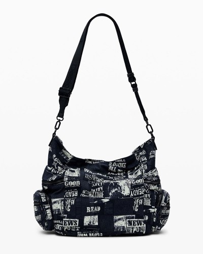 DESIGUAL BAG_NEWSPAPER ARICA ΤΣΑΝΤΑ ΓΥΝΑΙΚΕΙΟ - DS0AC25WAXA200000000