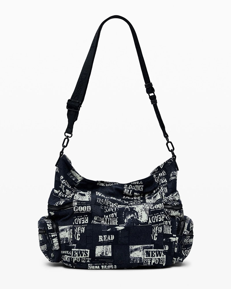 DESIGUAL BAG_NEWSPAPER ARICA ΤΣΑΝΤΑ ΓΥΝΑΙΚΕΙΟ - DS0AC25WAXA200000000
