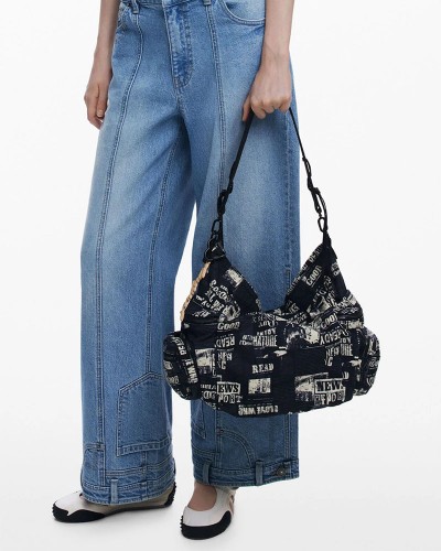 DESIGUAL BAG_NEWSPAPER ARICA ΤΣΑΝΤΑ ΓΥΝΑΙΚΕΙΟ - DS0AC25WAXA200000000