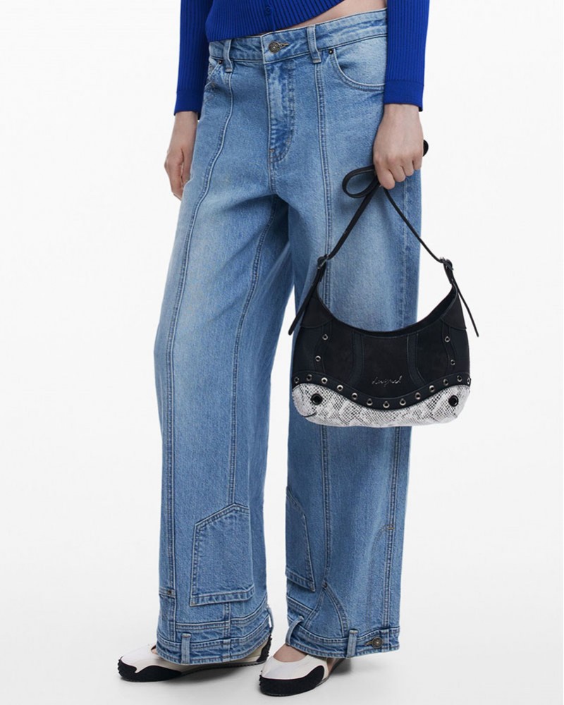 DESIGUAL BAG_SNAKE PATCH HAITI ΤΣΑΝΤΑ ΓΥΝΑΙΚΕΙΟ - DS0AC25WAXP230000000