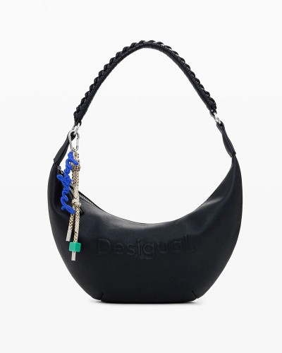 DESIGUAL BAG_HALF LOGO ZANTE BLACK ΤΣΑΝΤΑ ΓΥΝΑΙΚΕΙΟ - DS0AC25WAXP520000000