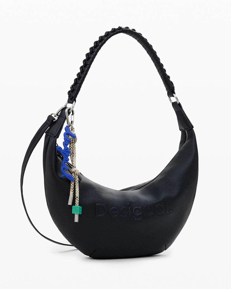 DESIGUAL BAG_HALF LOGO ZANTE BLACK ΤΣΑΝΤΑ ΓΥΝΑΙΚΕΙΟ - DS0AC25WAXP520000000