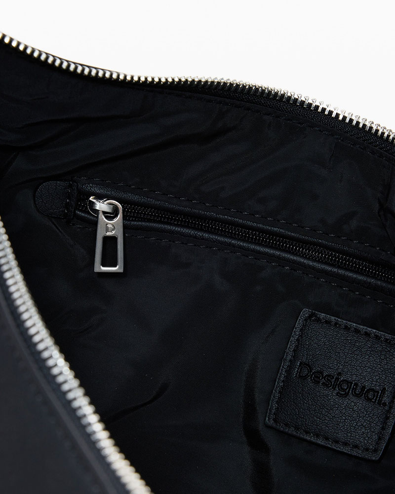 DESIGUAL BAG_HALF LOGO ZANTE BLACK ΤΣΑΝΤΑ ΓΥΝΑΙΚΕΙΟ - DS0AC25WAXP520000000