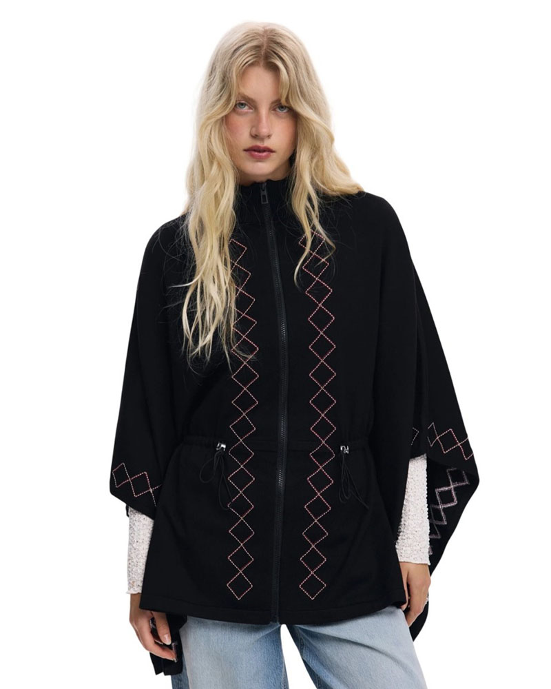 DESIGUAL PONCHO_EMBROIDERY ALDAMA ΑΞΕΣΟΥΑΡ ΓΥΝΑΙΚΕΙΟ - DS0AC25WAIA090000000