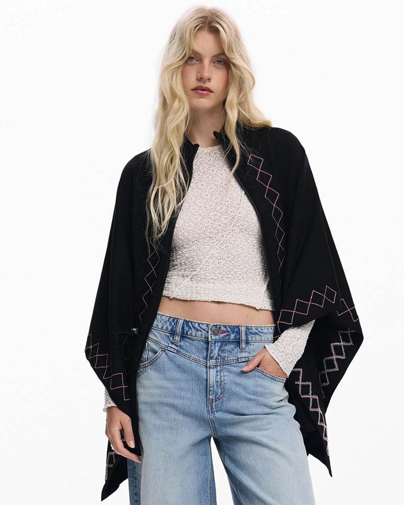 DESIGUAL PONCHO_EMBROIDERY ALDAMA ΑΞΕΣΟΥΑΡ ΓΥΝΑΙΚΕΙΟ - DS0AC25WAIA090000000