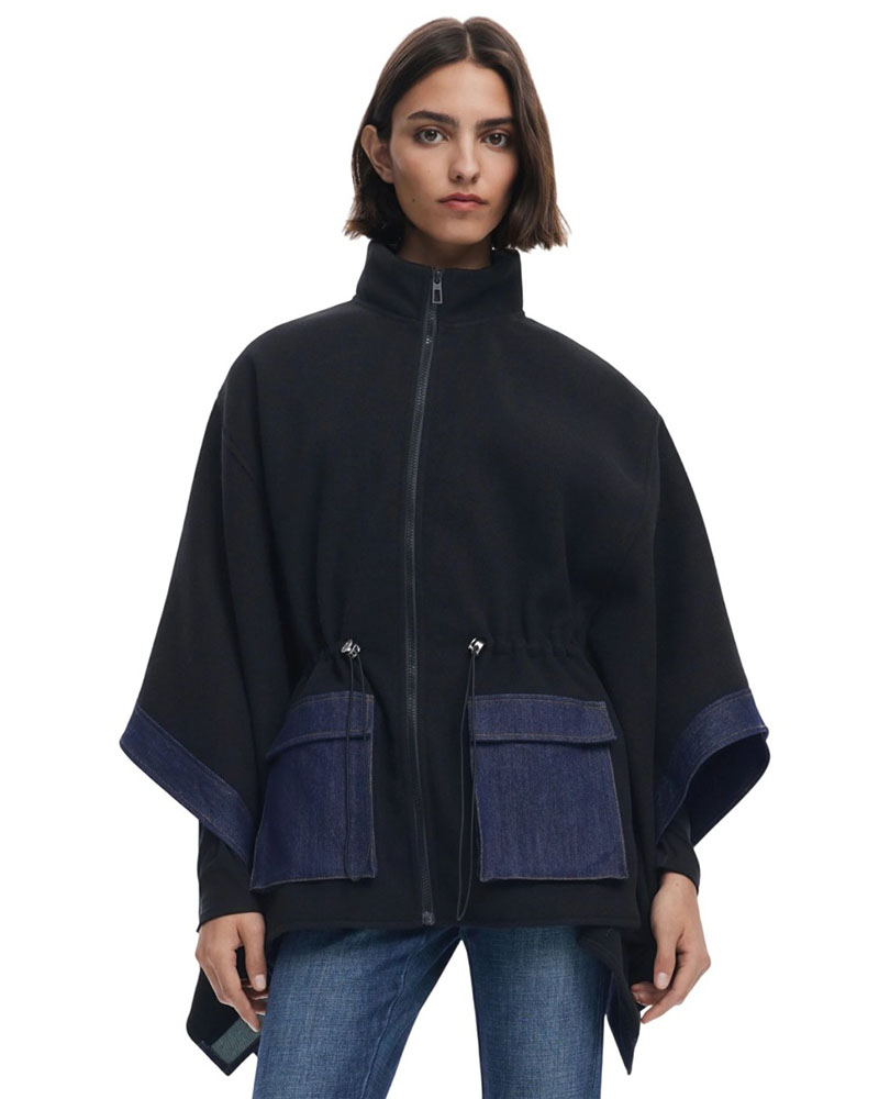 DESIGUAL PONCHO_DENIM ALDAMA ΑΞΕΣΟΥΑΡ ΓΥΝΑΙΚΕΙΟ - DS0AC25WAIA150000000