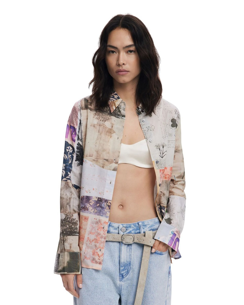 DESIGUAL CAM_PHOTOPOSTA ΠΟΥΚΑΜΙΣΟ ΓΥΝΑΙΚΕΙΟ - DS0AP25WWCW180000000