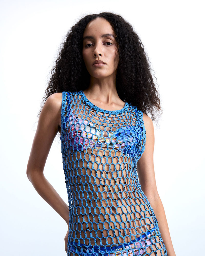 DESIGUAL PAREO_GLIMMER DAY BLUE ΑΞΕΣΟΥΑΡ ΓΥΝΑΙΚΕΙΟ - DS0AC26SADA100000000