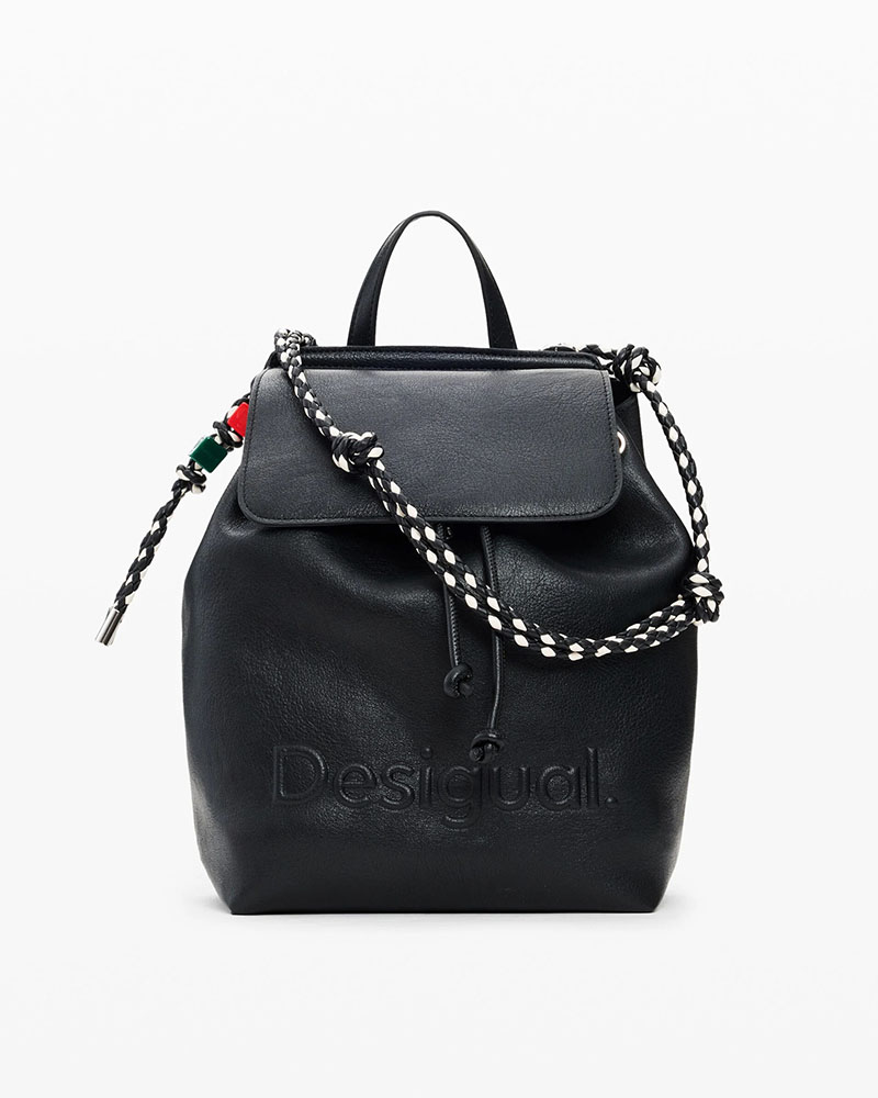 DESIGUAL BACK_HALF LOGO LUENA BLAC ΤΣΑΝΤΑ ΓΥΝΑΙΚΕΙΟ - DS0AC26SAKP190000000