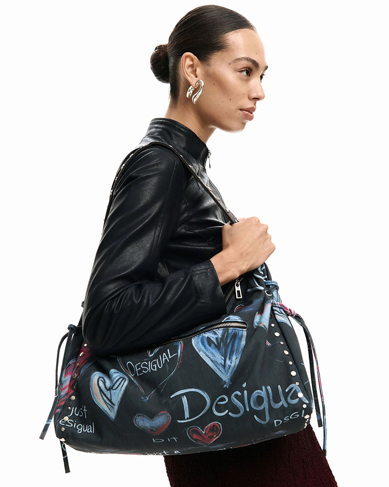 DESIGUAL BAG_STACATTO LEIRIA ΤΣΑΝΤΑ ΓΥΝΑΙΚΕΙΟ - DS0AC26SAXA560000000
