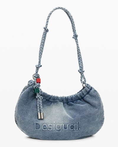 DESIGUAL BAG_HALF LOGO DENIM W ΤΣΑΝΤΑ ΓΥΝΑΙΚΕΙΟ - DS0AC26SAXD050000000