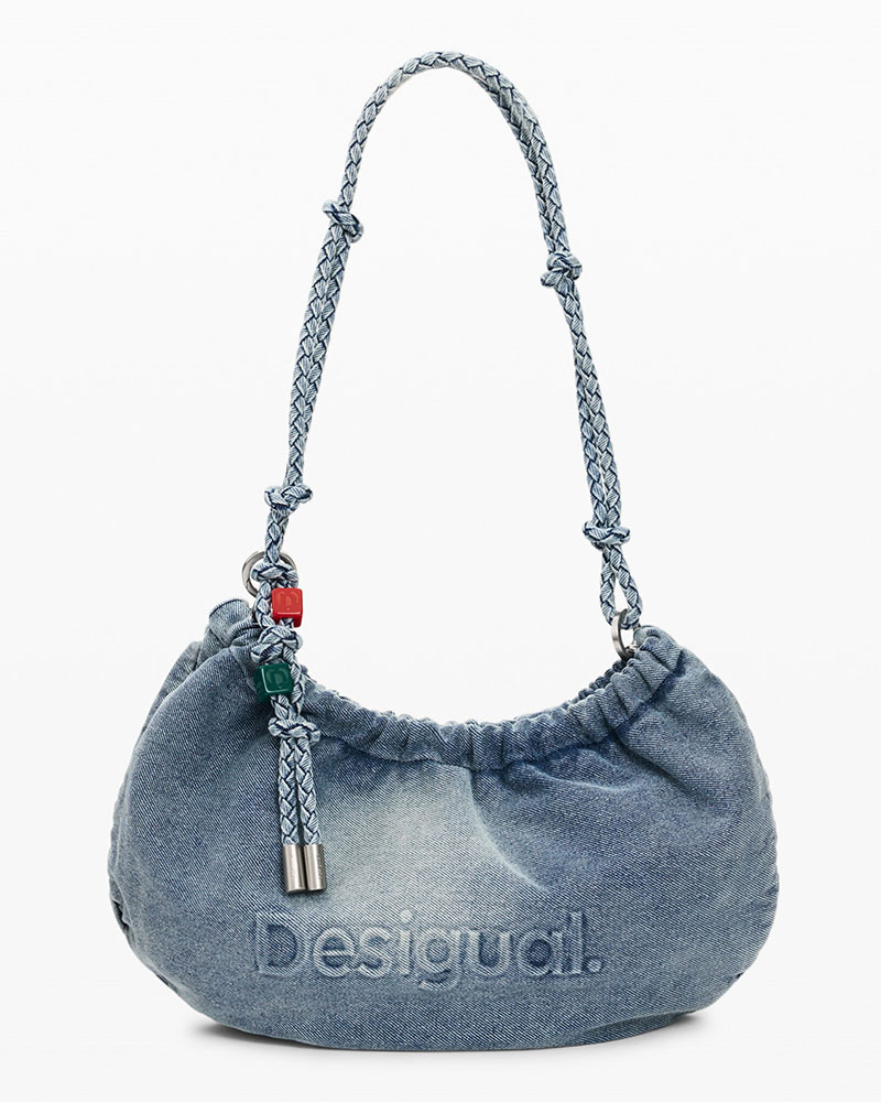 DESIGUAL BAG_HALF LOGO DENIM W ΤΣΑΝΤΑ ΓΥΝΑΙΚΕΙΟ - DS0AC26SAXD050000000