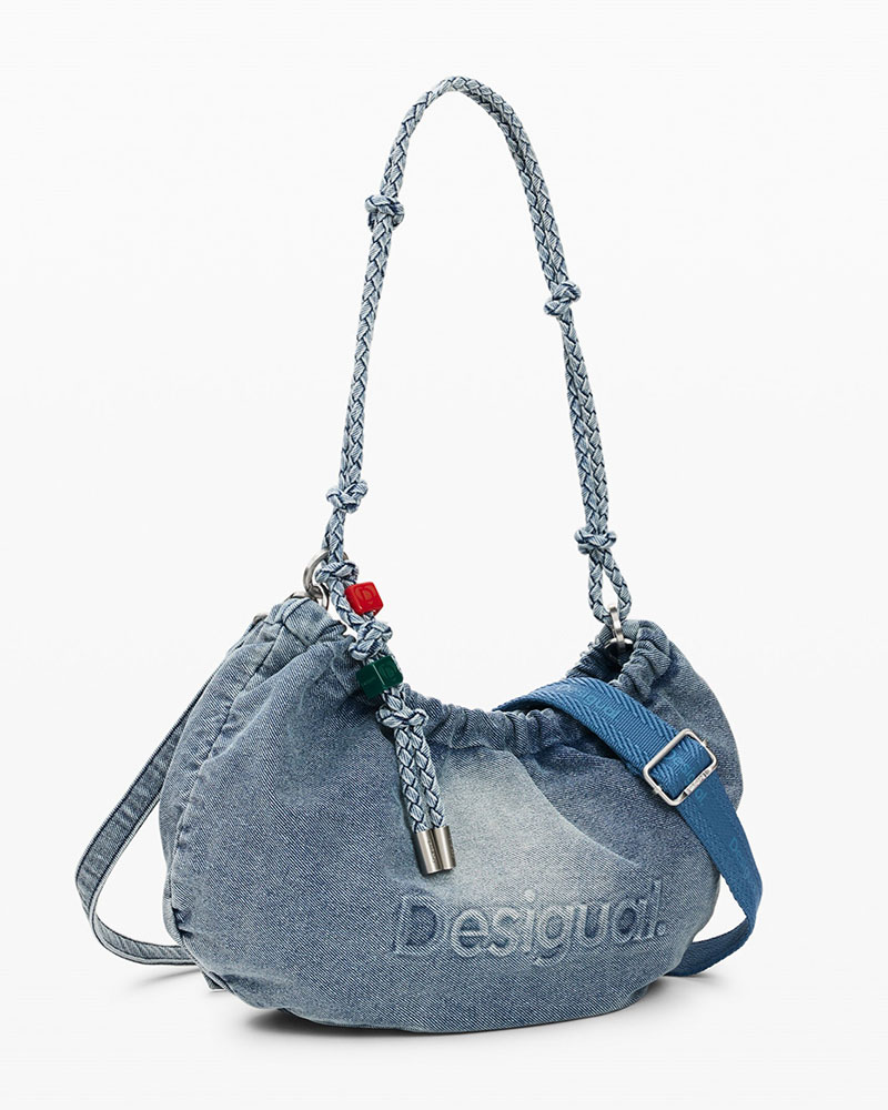 DESIGUAL BAG_HALF LOGO DENIM W ΤΣΑΝΤΑ ΓΥΝΑΙΚΕΙΟ - DS0AC26SAXD050000000