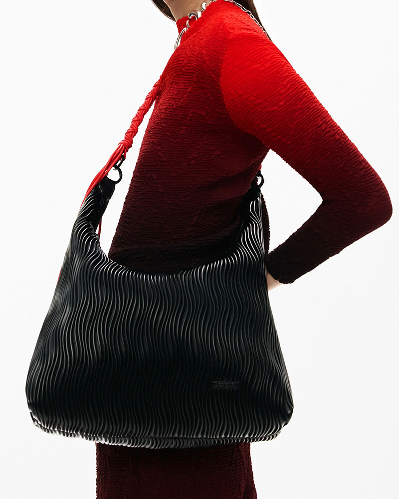 DESIGUAL BAG_LITIO BLACK SAMARRA ΤΣΑΝΤΑ ΓΥΝΑΙΚΕΙΟ - DS0AC26SAXP540000000