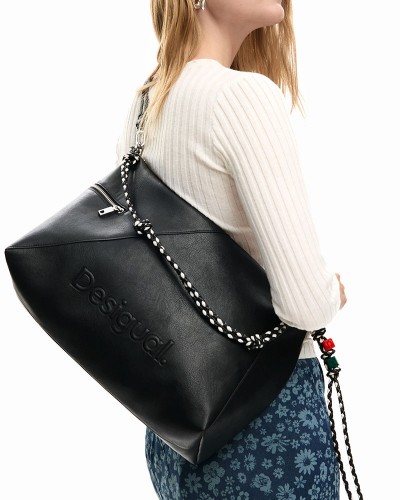 DESIGUAL BAG_HALF LOGO LEIRIA 2.0 ΤΣΑΝΤΑ ΓΥΝΑΙΚΕΙΟ - DS0AC26SAXP660000000