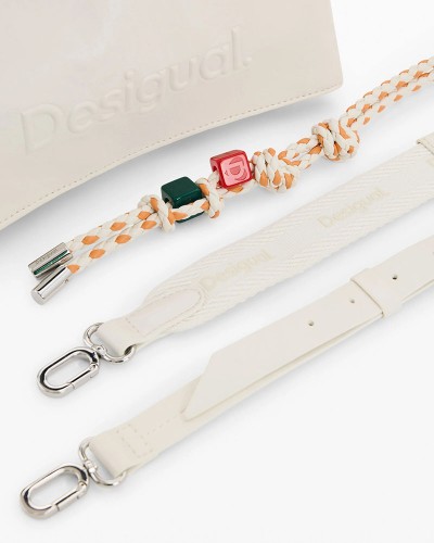 DESIGUAL BAG_HALF LOGO VENEC ΤΣΑΝΤΑ ΓΥΝΑΙΚΕΙΟ - DS0AC26SAXPAB0000000