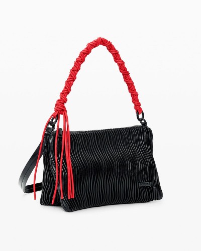 DESIGUAL BAG_LITIO BLACK DORTMUND ΤΣΑΝΤΑ ΓΥΝΑΙΚΕΙΟ - DS0AC26SAXPAS0000000