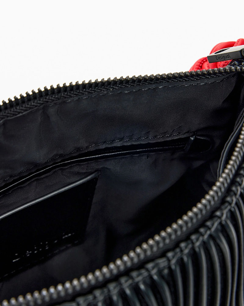 DESIGUAL BAG_LITIO BLACK DORTMUND ΤΣΑΝΤΑ ΓΥΝΑΙΚΕΙΟ - DS0AC26SAXPAS0000000