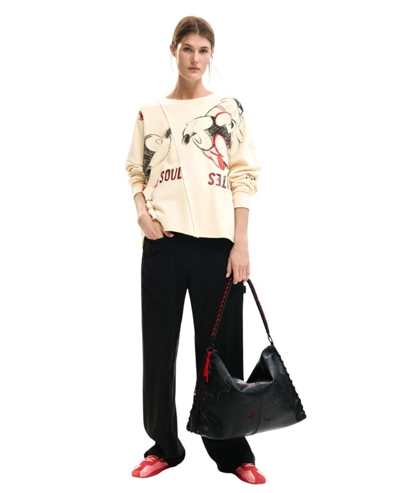 DESIGUAL BAG_ALL MICKEY LEIRIA ΤΣΑΝΤΑ ΓΥΝΑΙΚΕΙΟ - DS0AC26SAXPBE0000000