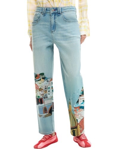 DESIGUAL DENIM_AMALFI ΠΑΝΤΕΛΟΝΙ ΓΥΝΑΙΚΕΙΟ - DS0AP26SWDD010000000