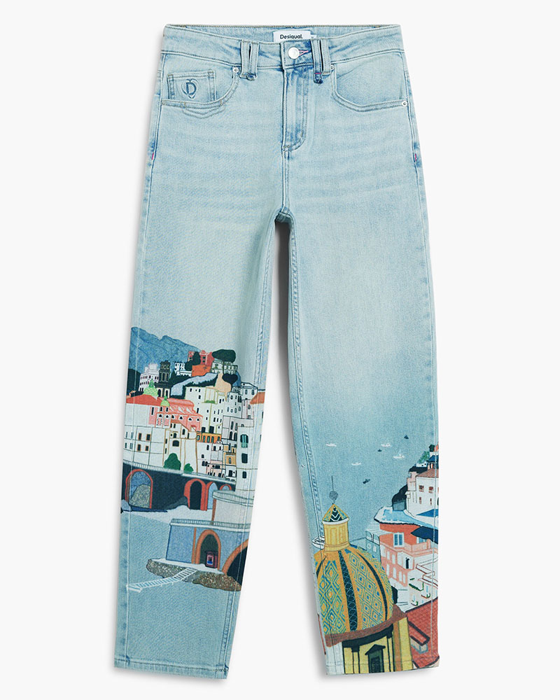 DESIGUAL DENIM_AMALFI ΠΑΝΤΕΛΟΝΙ ΓΥΝΑΙΚΕΙΟ - DS0AP26SWDD010000000