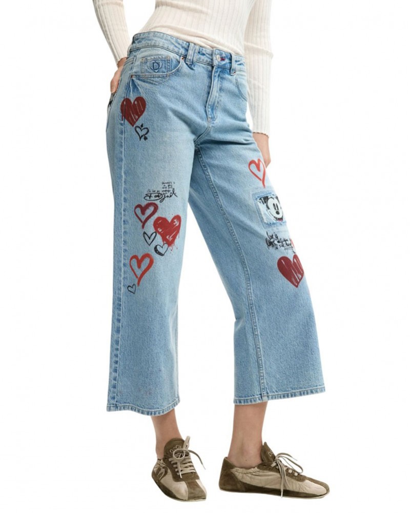 DESIGUAL DENIM_HERRY_ ΠΑΝΤΕΛΟΝΙ ΓΥΝΑΙΚΕΙΟ - DS0AP26SWDD160000000