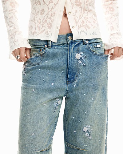 DESIGUAL DENIM_SHINE ΠΑΝΤΕΛΟΝΙ ΓΥΝΑΙΚΕΙΟ - DS0AP26SWDD360000000
