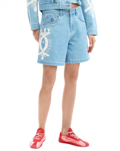 DESIGUAL DENIM_WAKAND ΣΟΡΤΣ ΓΥΝΑΙΚΕΙΟ - DS0AP26SWDD450000000