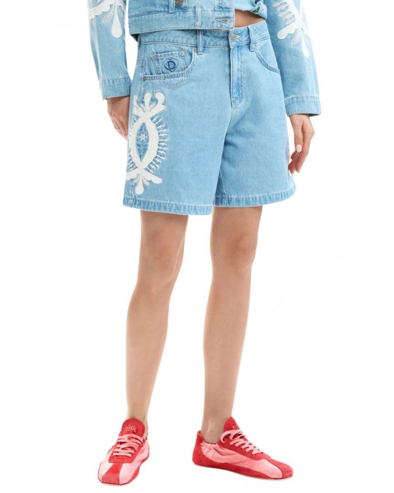 DESIGUAL DENIM_WAKAND ΣΟΡΤΣ ΓΥΝΑΙΚΕΙΟ - DS0AP26SWDD450000000