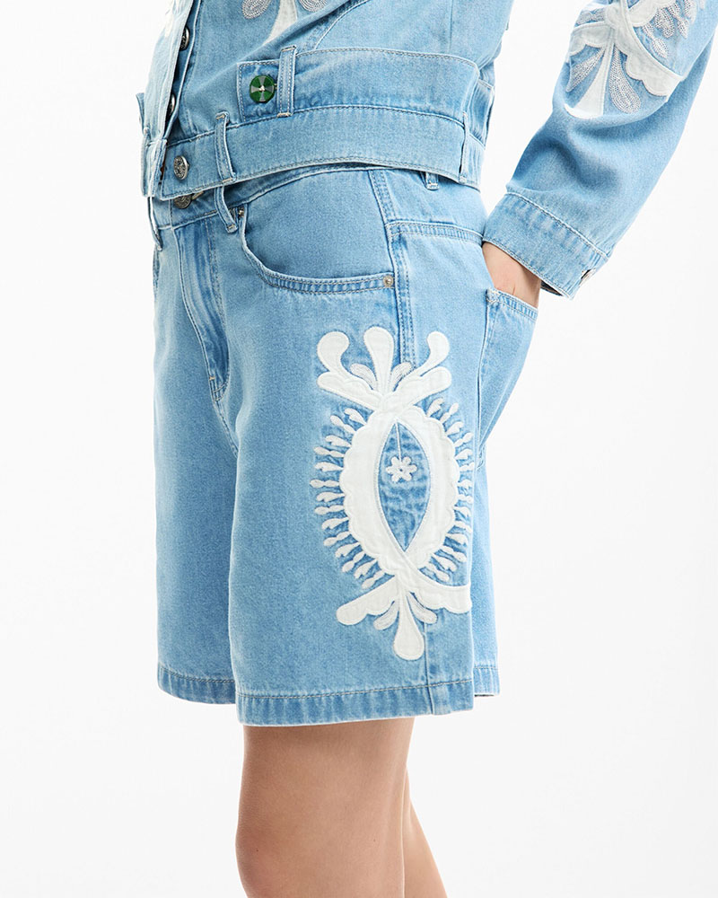 DESIGUAL DENIM_WAKAND ΣΟΡΤΣ ΓΥΝΑΙΚΕΙΟ - DS0AP26SWDD450000000