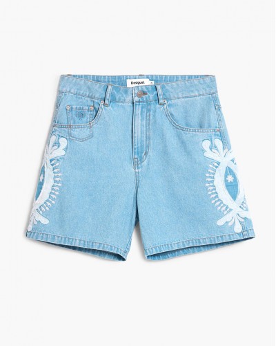 DESIGUAL DENIM_WAKAND ΣΟΡΤΣ ΓΥΝΑΙΚΕΙΟ - DS0AP26SWDD450000000