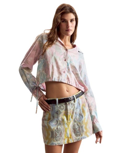 DESIGUAL CAM_FLOWERS_LACRO ΠΟΥΚΑΜΙΣΟ ΓΥΝΑΙΚΕΙΟ - DS0AP26SWCW250000000