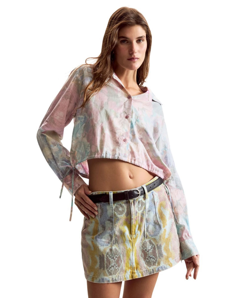 DESIGUAL CAM_FLOWERS_LACRO ΠΟΥΚΑΜΙΣΟ ΓΥΝΑΙΚΕΙΟ - DS0AP26SWCW250000000