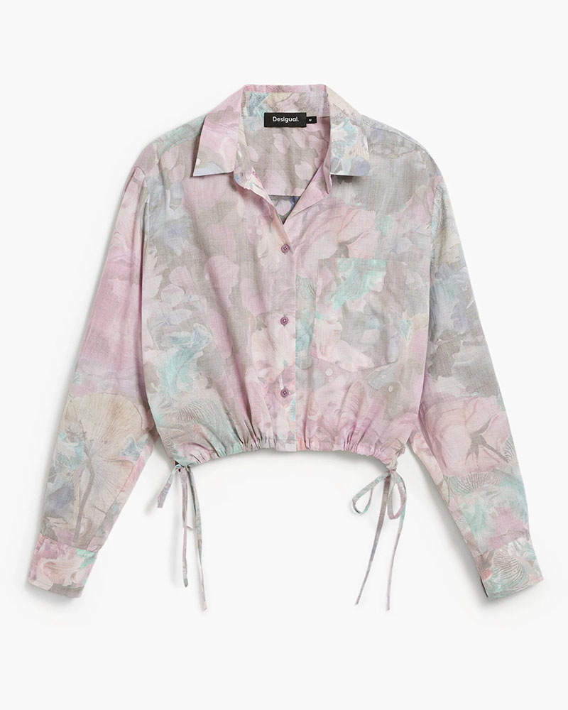 DESIGUAL CAM_FLOWERS_LACRO ΠΟΥΚΑΜΙΣΟ ΓΥΝΑΙΚΕΙΟ - DS0AP26SWCW250000000