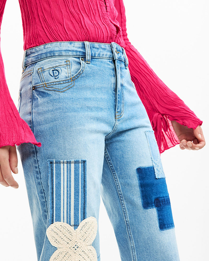 DESIGUAL DENIM_LETO ΠΑΝΤΕΛΟΝΙ ΓΥΝΑΙΚΕΙΟ - DS0AP26SWDD240000000