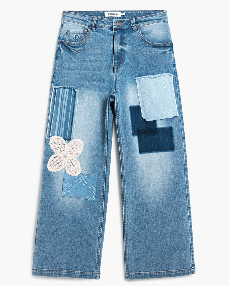 DESIGUAL DENIM_LETO ΠΑΝΤΕΛΟΝΙ ΓΥΝΑΙΚΕΙΟ - DS0AP26SWDD240000000