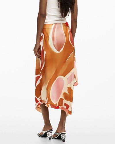 DESIGUAL FAL_VENT_ORANGE ΦΟΥΣΤΑ ΓΥΝΑΙΚΕΙΟ - DS0AP26SWFW130000000