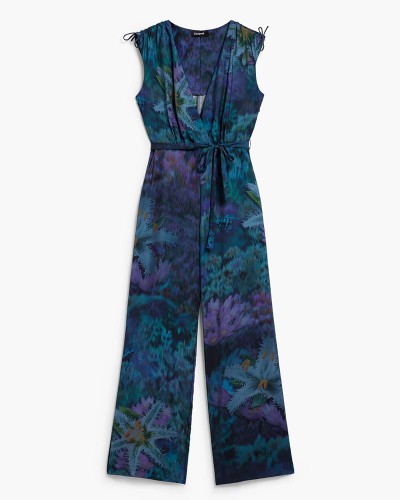 DESIGUAL JUMPSUIT_FLORESAZUL ΟΛΟΣΩΜΗ ΦΟΡΜΑ ΓΥΝΑΙΚΕΙΟ - DS0AP26SWPW400000000