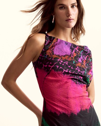 DESIGUAL VEST_FUXIA BEATTL ΦΟΡΕΜΑ ΓΥΝΑΙΚΕΙΟ - DS0AP26SWVW590000000