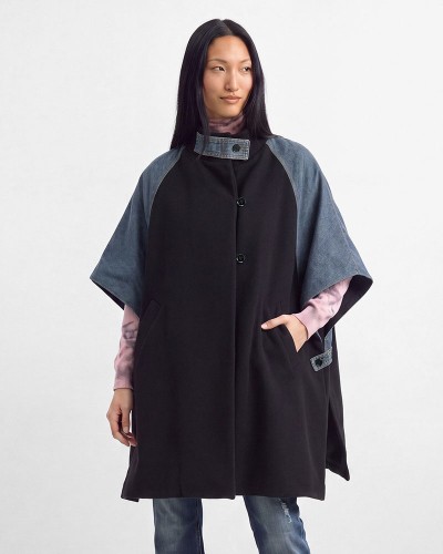 DESIGUAL PONCHO_YUMA DENIM BLU ΚΑΣΚΟΛ ΓΥΝΑΙΚΕΙΟ - DS0AC26WAIA310000000