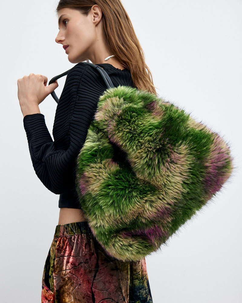 DESIGUAL BAG_CAMO FUR LACROIX ΤΣΑΝΤΑ ΓΥΝΑΙΚΕΙΟ - DS0AC26WAXA350000000