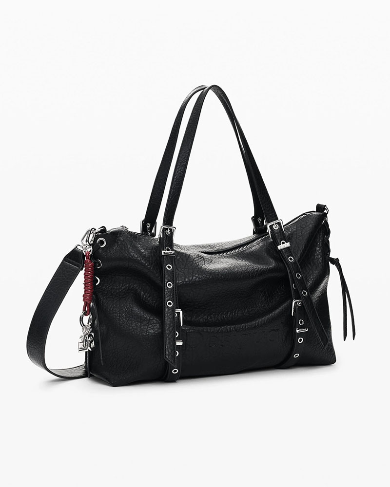 DESIGUAL BAG_HALF LOGO LANUZA BLAC ΤΣΑΝΤΑ ΓΥΝΑΙΚΕΙΟ - DS0AC26WAXP060000000